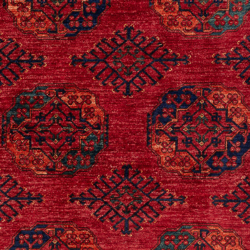 Afghan Teppich - Kunduz - 200 x 155 cm - rot