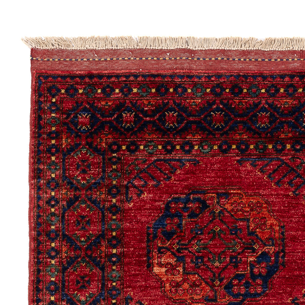 Afghan Teppich - Kunduz - 200 x 155 cm - rot