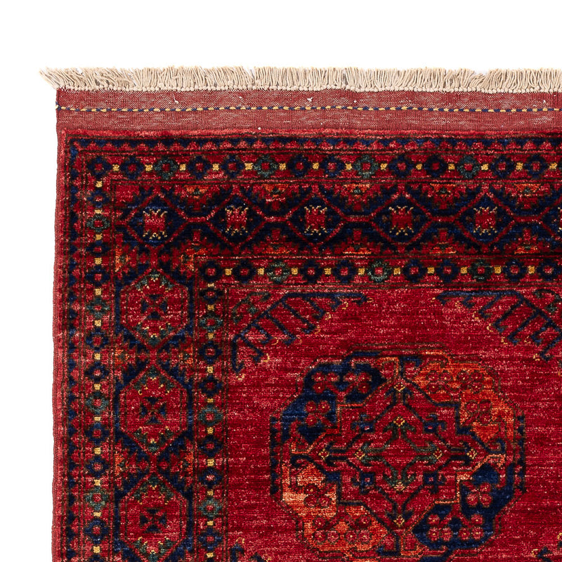 Afghan Teppich - Kunduz - 200 x 155 cm - rot
