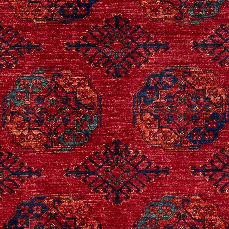Afghan Teppich - Kunduz - 200 x 155 cm - rot