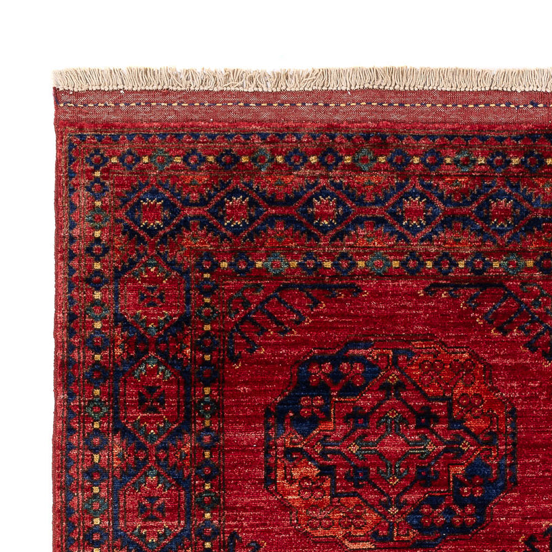 Afghan Teppich - Kunduz - 200 x 155 cm - rot