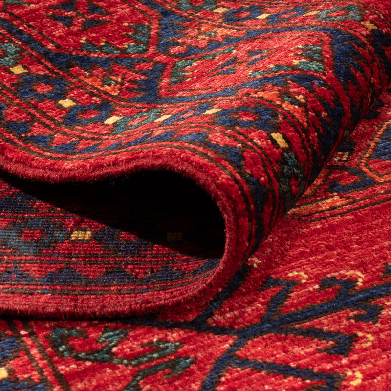 Afghan Teppich - Kunduz - 200 x 155 cm - rot