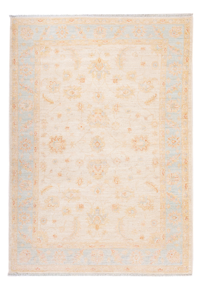 Ziegler Teppich - 182 x 125 cm - naturweiß