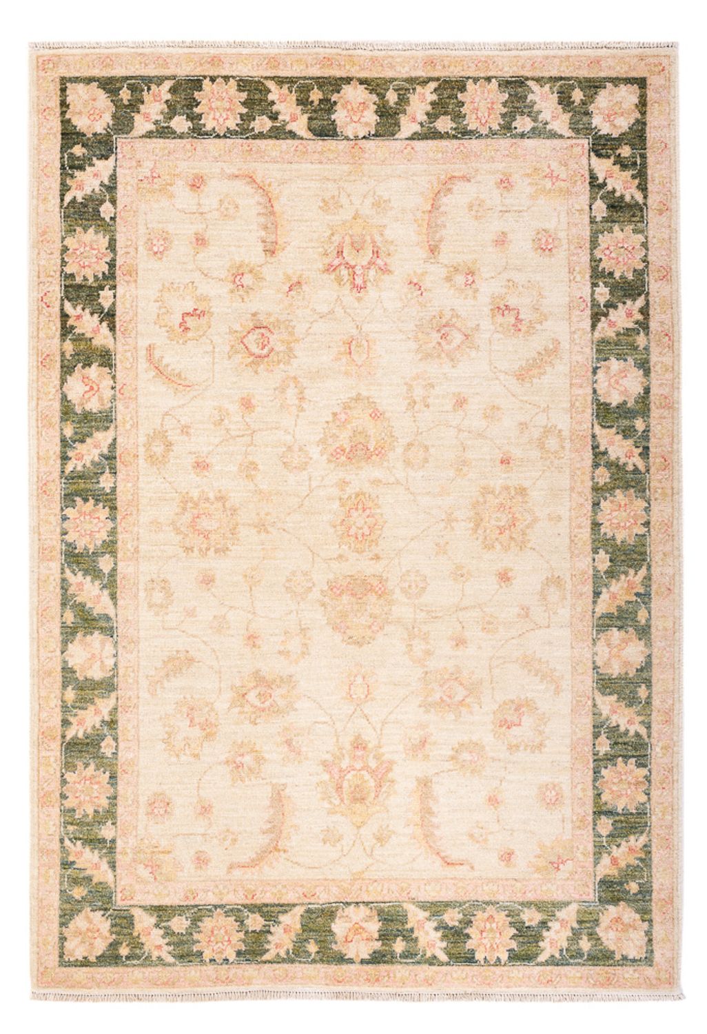 Ziegler Teppich - 182 x 125 cm - naturweiß