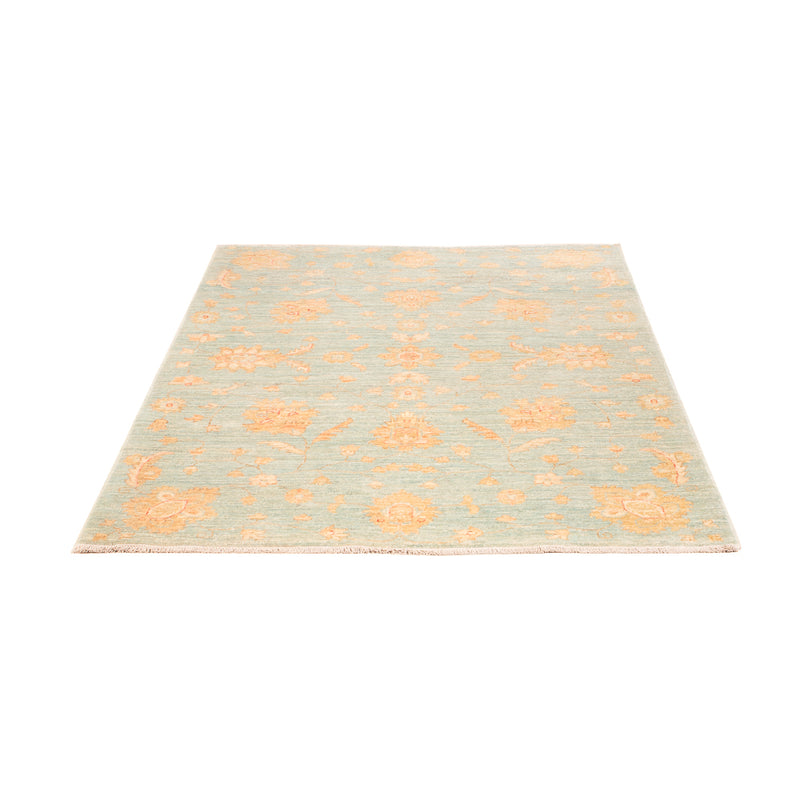 Ziegler Teppich - 185 x 121 cm - seeblau