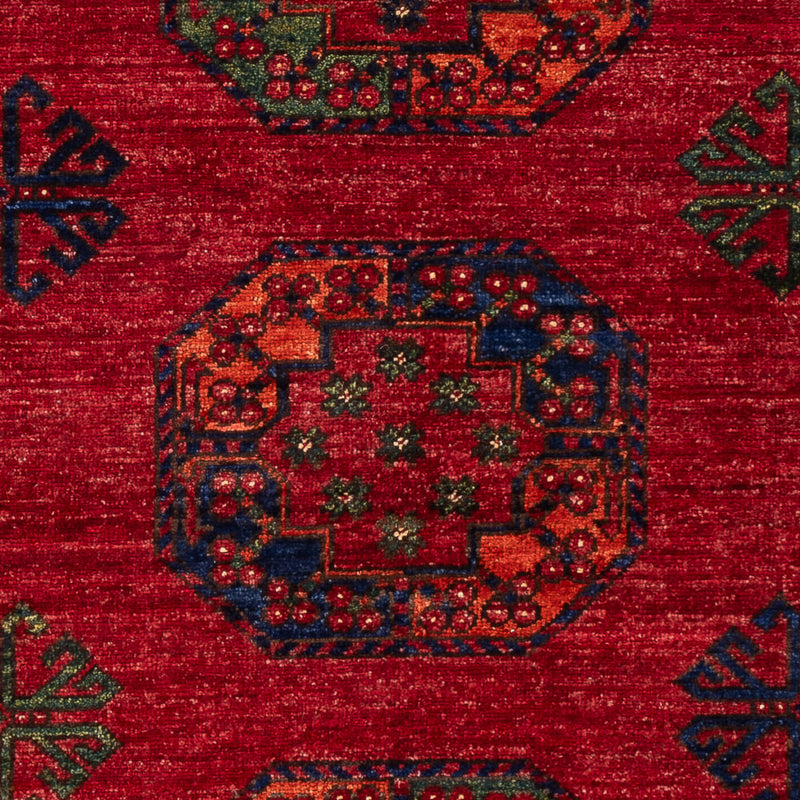 Afghan Teppich - 179 x 123 cm - rot