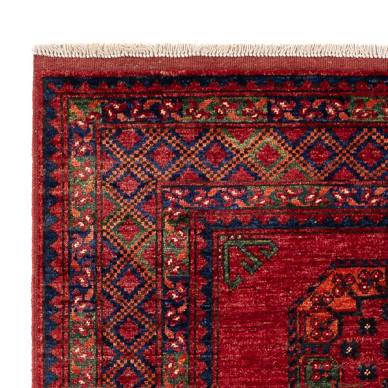 Afghan Teppich - 179 x 123 cm - rot