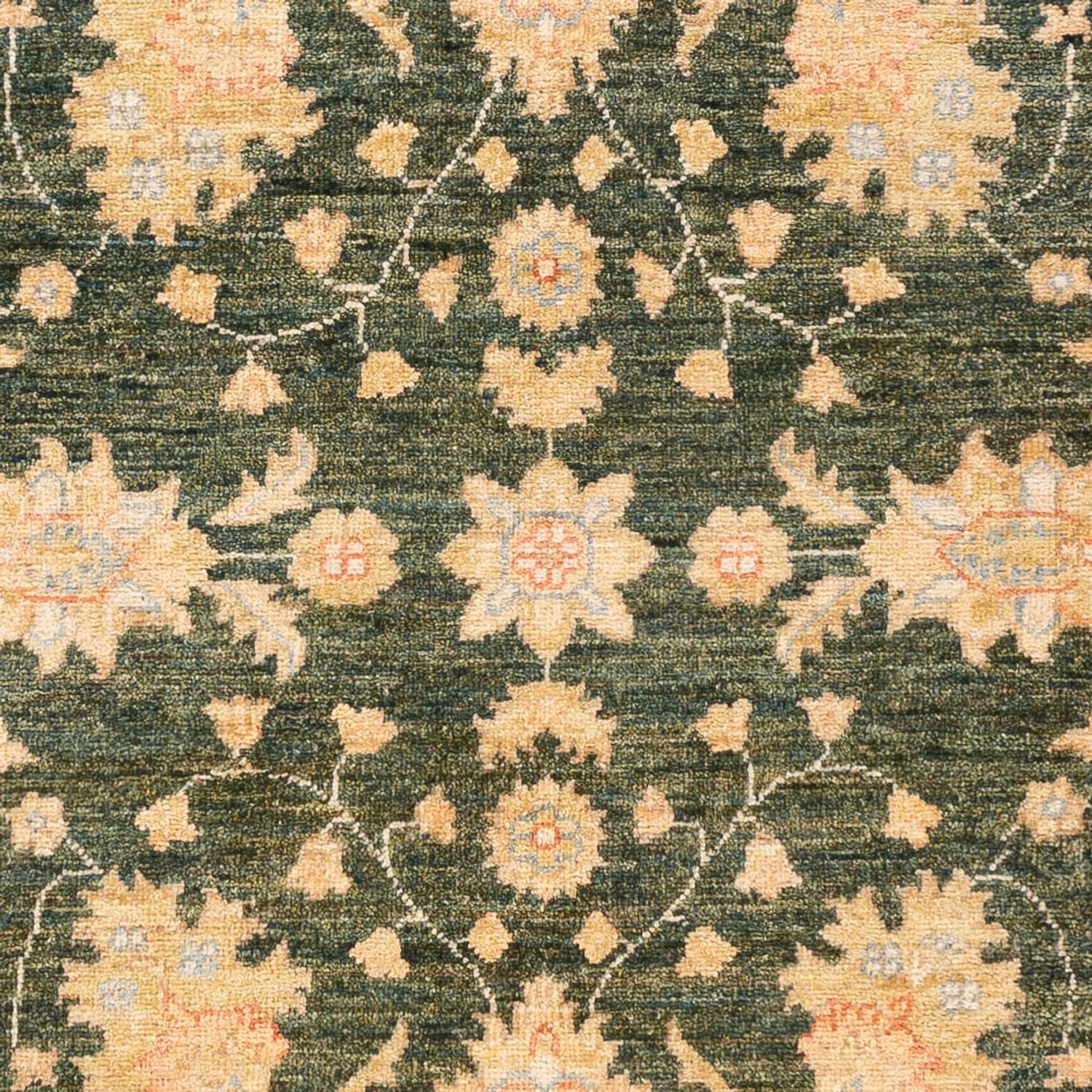 Ziegler Teppich - 175 x 125 cm - olivgrün