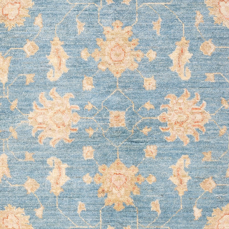 Ziegler Teppich - 177 x 118 cm - blau