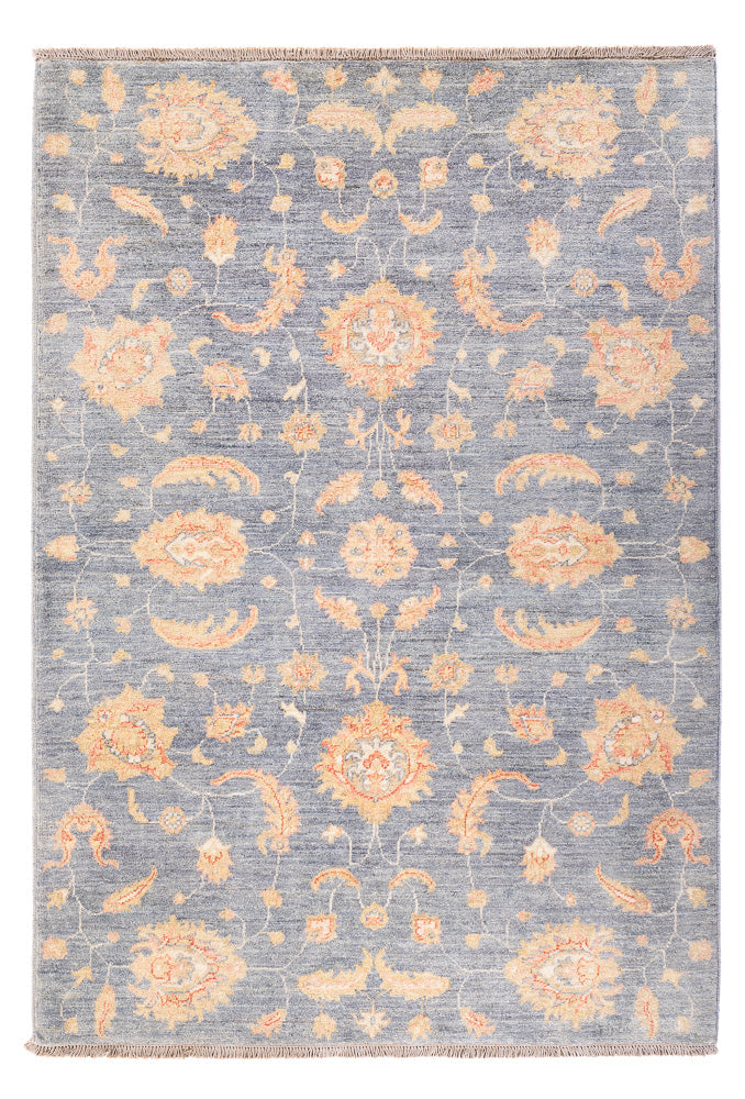 Ziegler Teppich - 178 x 123 cm - seeblau