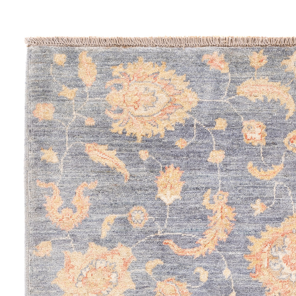Ziegler Teppich - 178 x 123 cm - seeblau