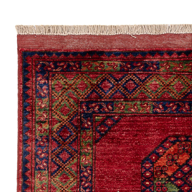 Afghan Teppich - 180 x 121 cm - rot