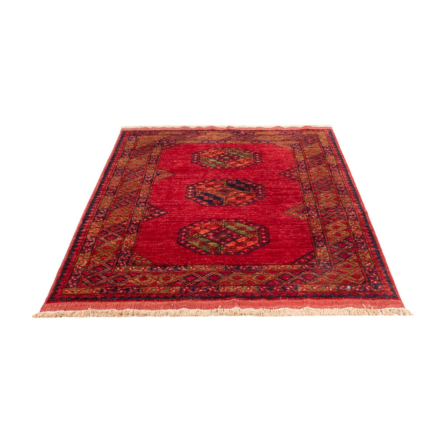 Afghan Teppich - 180 x 121 cm - rot