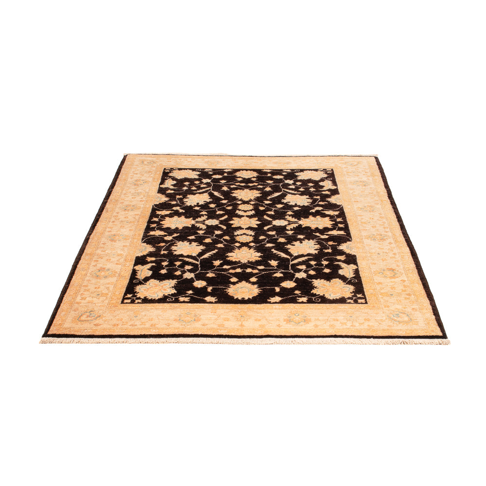 Ziegler Teppich - 178 x 125 cm - schwarz