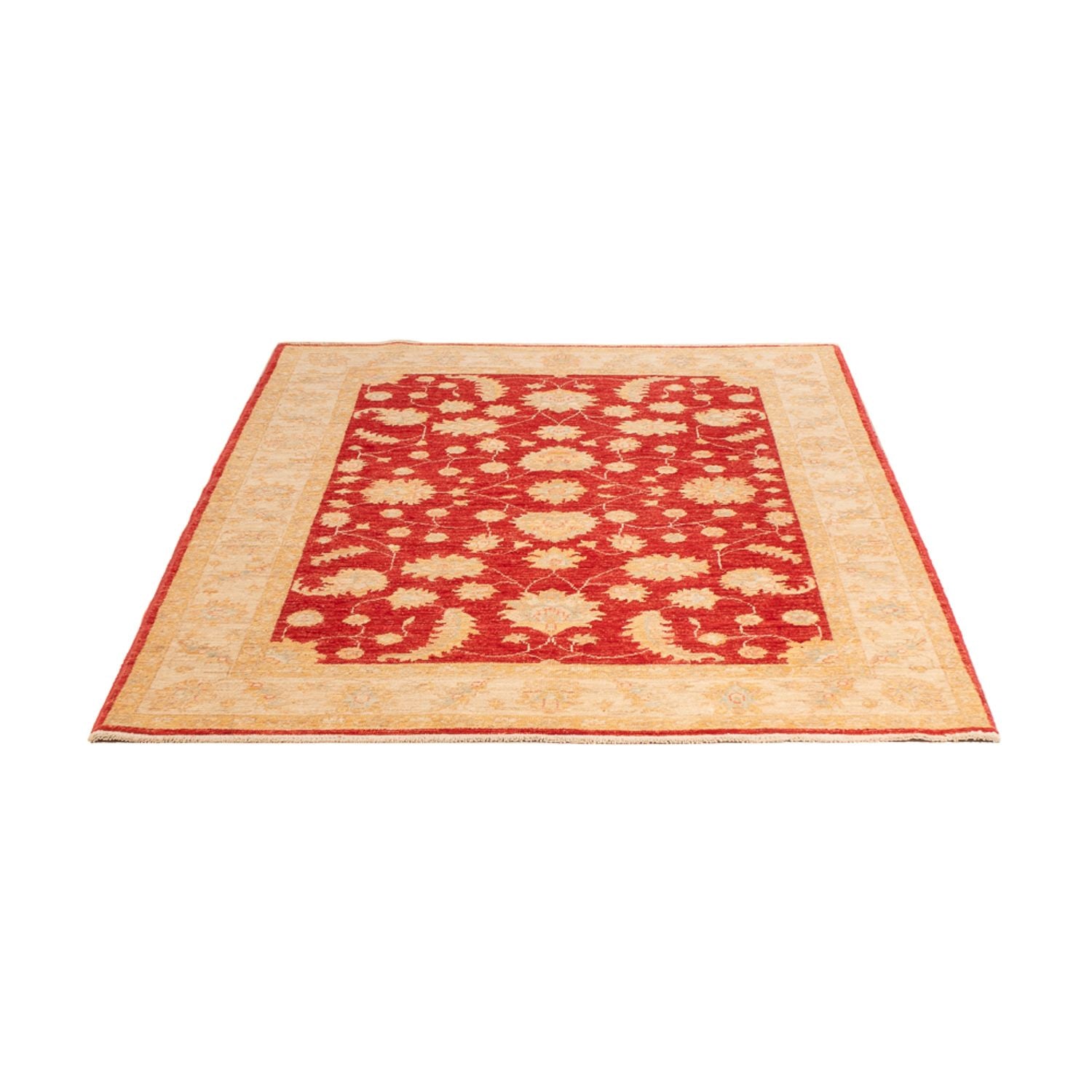 Ziegler Teppich - 177 x 126 cm - rot