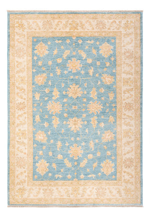 Ziegler Teppich - 177 x 122 cm - seeblau