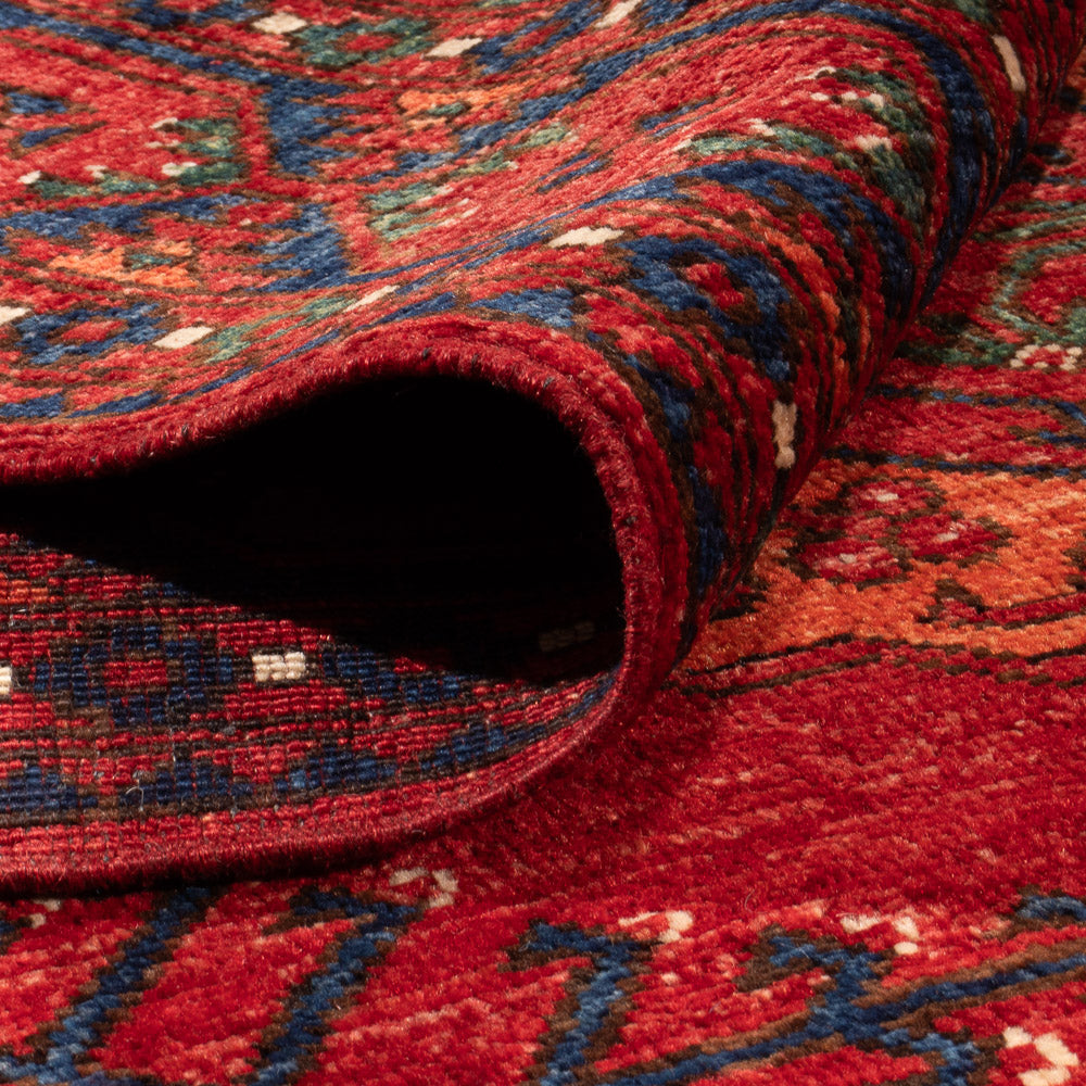 Afghan Teppich - Kunduz - 312 x 208 cm - rot