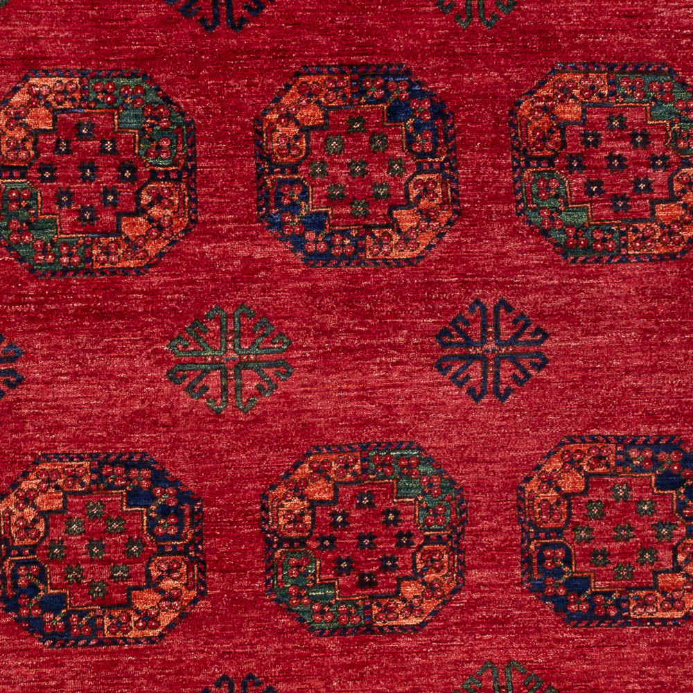 Afghan Teppich - Kunduz - 298 x 201 cm - rot