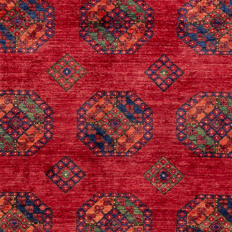 Afghan Teppich - Kunduz - 301 x 200 cm - rot