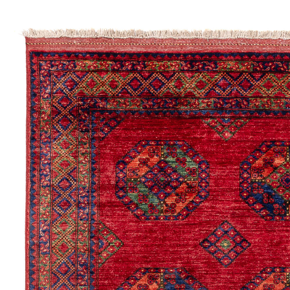 Afghan Teppich - Kunduz - 301 x 200 cm - rot