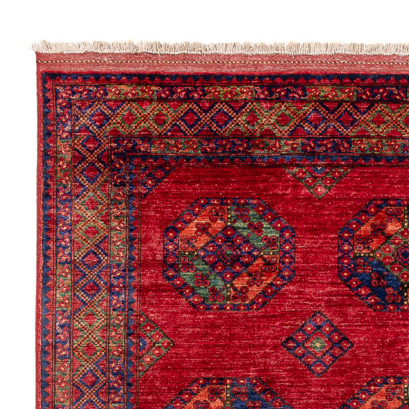 Afghan Teppich - Kunduz - 301 x 200 cm - rot