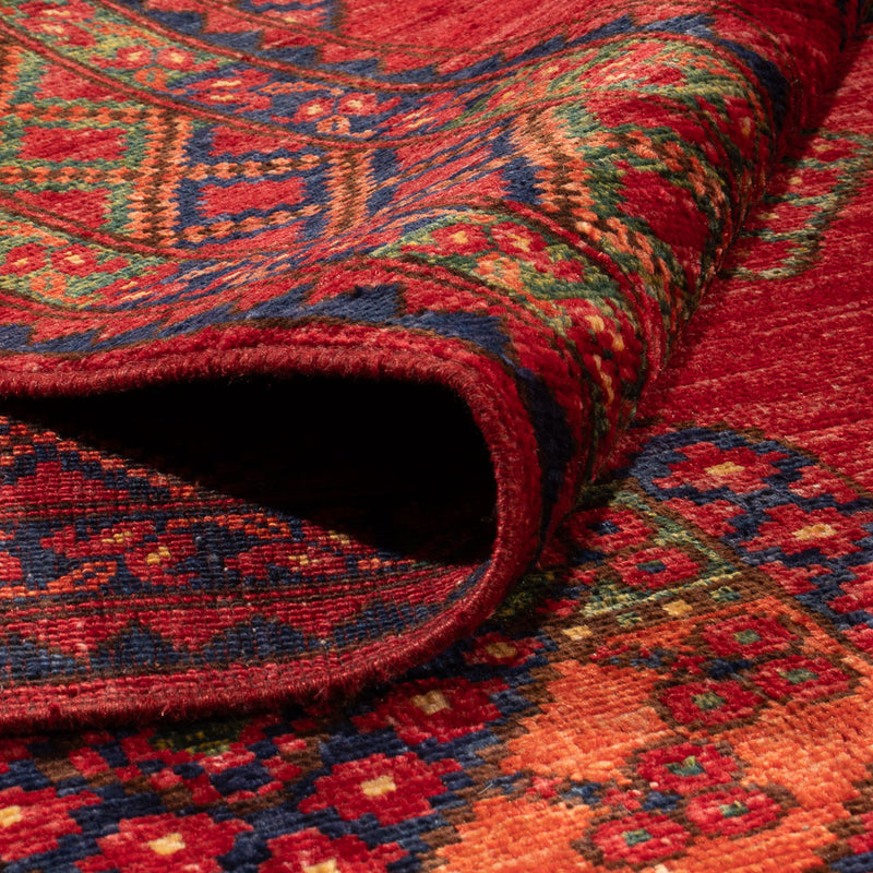 Afghan Teppich - Kunduz - 301 x 200 cm - rot