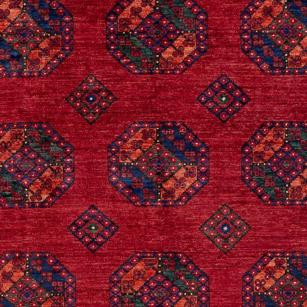 Afghan Teppich - Kunduz - 310 x 206 cm - rot