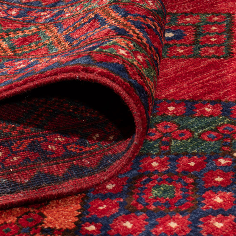 Afghan Teppich - Kunduz - 310 x 206 cm - rot