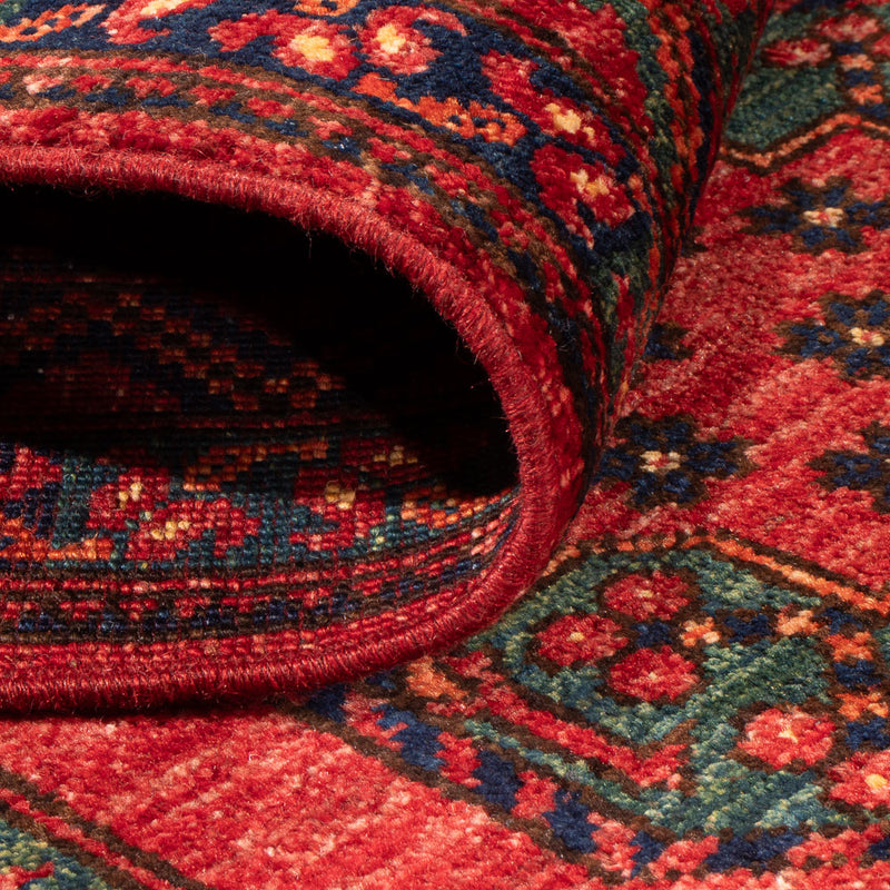Läufer Afghan - Kunduz - 300 x 83 cm - rot