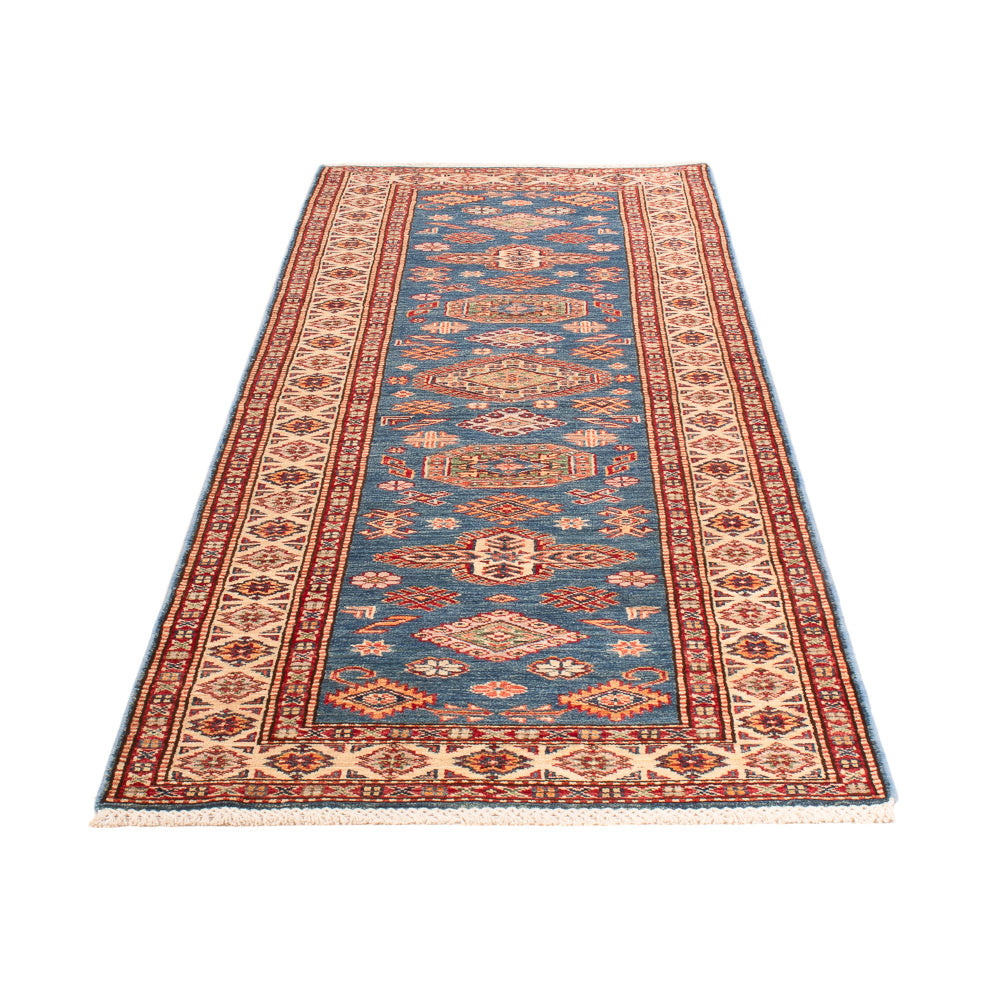 Läufer Ziegler - Kazak - 252 x 75 cm - blau