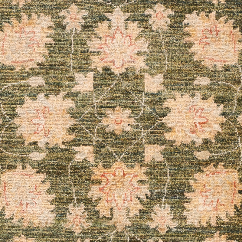 Läufer Ziegler - 246 x 82 cm - olivgrün