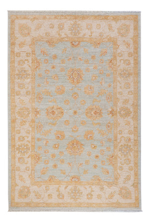 Ziegler Teppich - 148 x 103 cm - hellblau