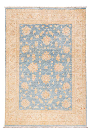Ziegler Teppich - 149 x 100 cm - blau