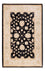 Ziegler Teppich - 154 x 100 cm - schwarz