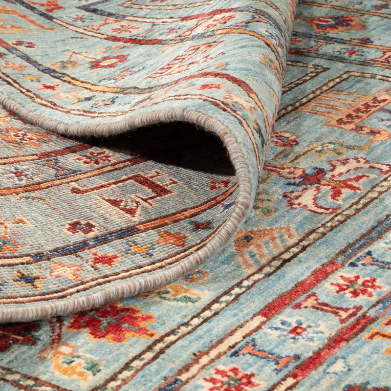 Ziegler Teppich - Ariana - 154 x 99 cm - hellblau