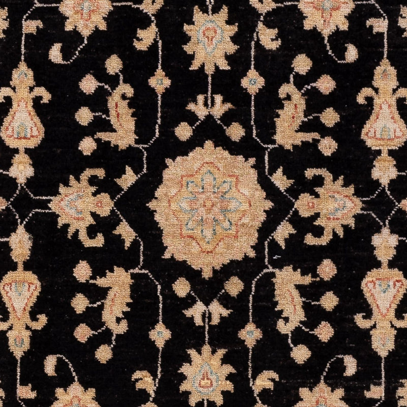 Ziegler Teppich - 147 x 96 cm - schwarz