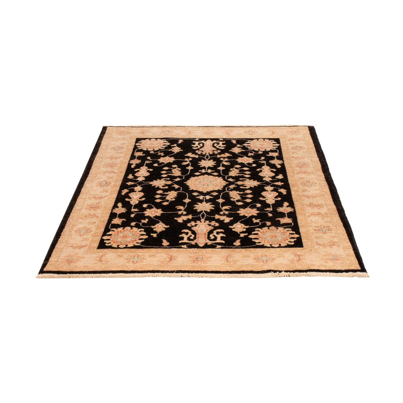 Ziegler Teppich - 147 x 96 cm - schwarz