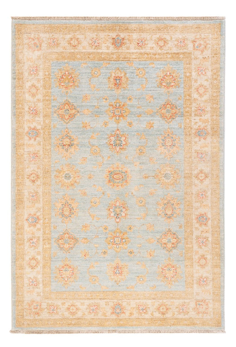 Ziegler Teppich - 151 x 103 cm - hellblau