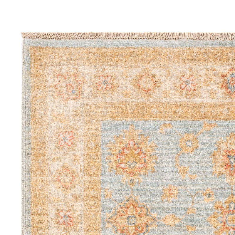 Ziegler Teppich - 151 x 103 cm - hellblau