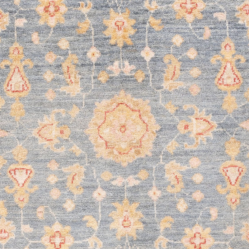 Ziegler Teppich - 156 x 98 cm - seeblau