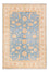 Ziegler Teppich - 150 x 104 cm - blau