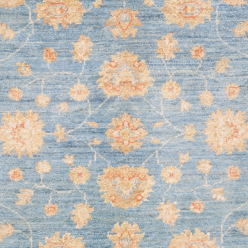 Ziegler Teppich - 150 x 104 cm - blau
