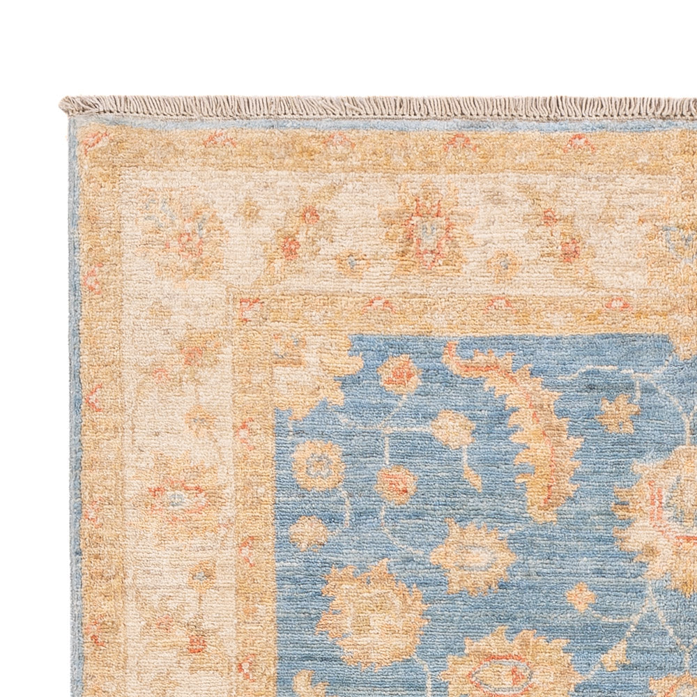 Ziegler Teppich - 150 x 104 cm - blau