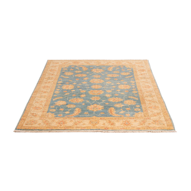 Ziegler Teppich - 150 x 104 cm - blau