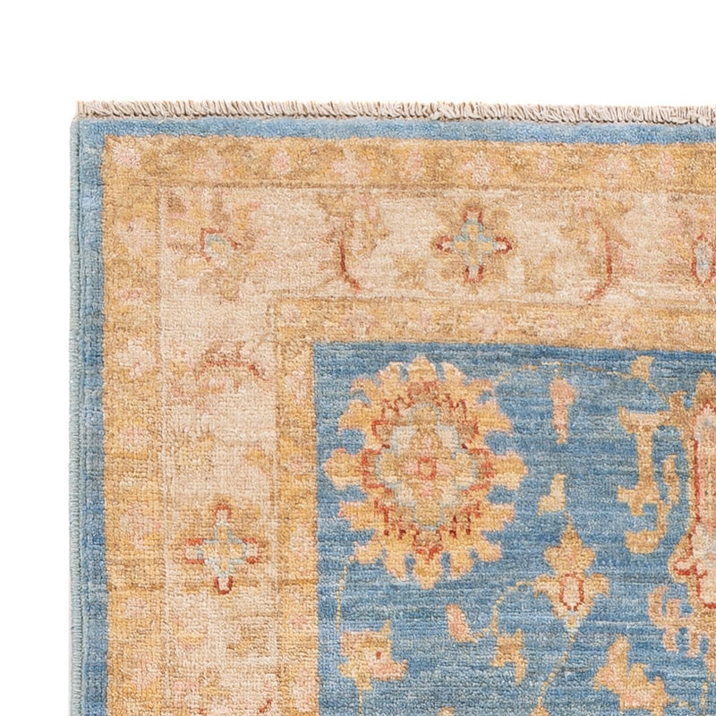 Ziegler Teppich - 153 x 102 cm - blau