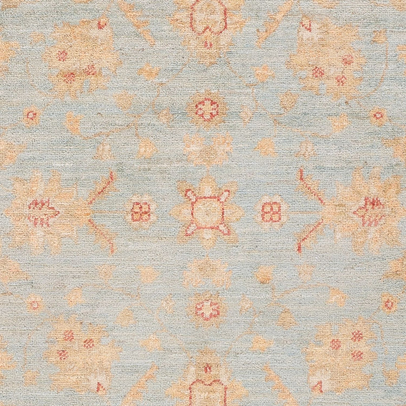 Ziegler Teppich - 150 x 101 cm - hellblau