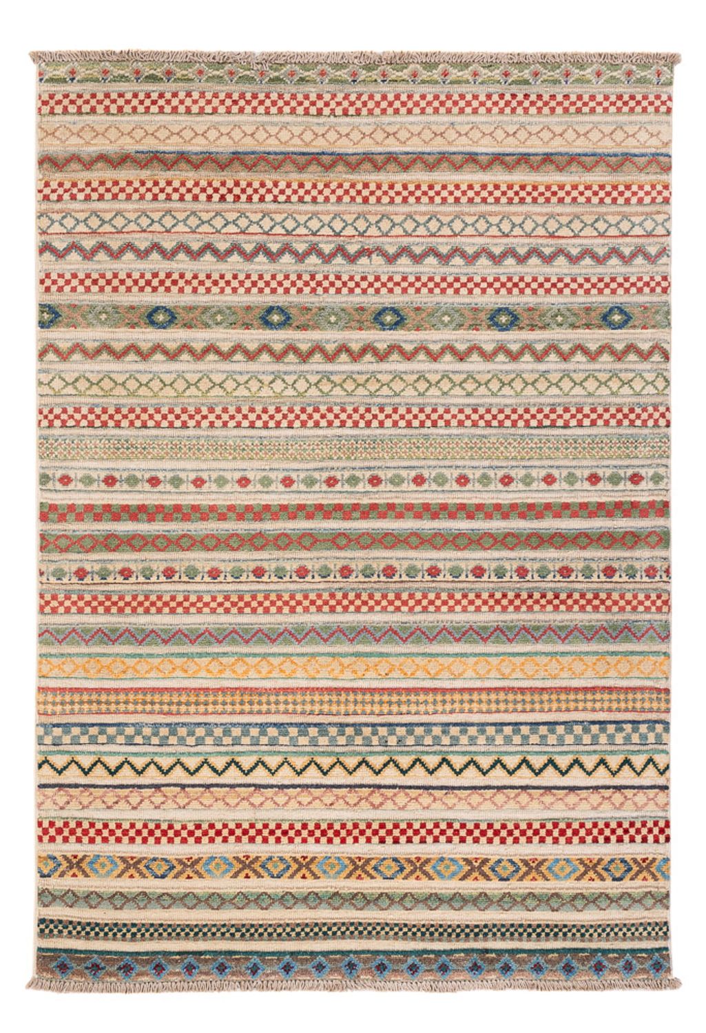 Ziegler Teppich - Modern - 141 x 98 cm - mehrfarbig