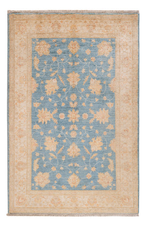 Ziegler Teppich - 157 x 99 cm - blau