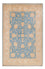 Ziegler Teppich - 157 x 99 cm - blau