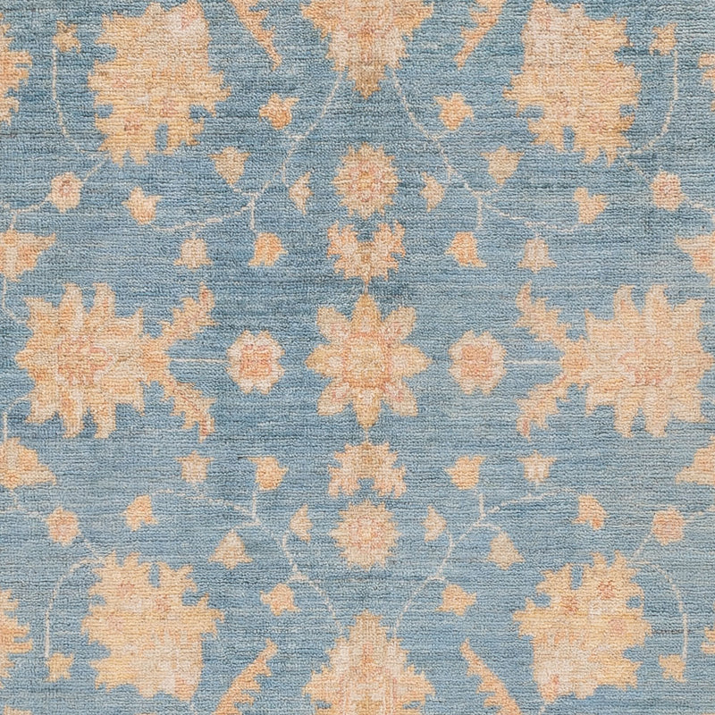 Ziegler Teppich - 157 x 99 cm - blau